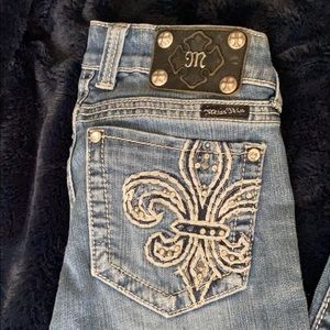 Miss me Fleur de lis women’s jeans size 27